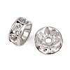 304 Stainless Steel Rhinestone Spacer Beads STAS-P444-01B-P-2