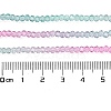 Transparent Painted Glass Beads Strands X1-DGLA-A034-T2mm-A10-3