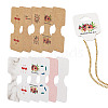 CRAFTDADY 220Pcs 11 Styles Paper Necklace Display Cards CDIS-CD0001-03-7