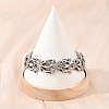 304 Stainless Steel Link Chain Bracelets Hand Polished BJEW-D379-09P-4