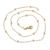 Brass Cable Chain Necklaces X-NJEW-I247-02G-3