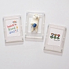 Mini ABS Plastic Magnetic Photo Frame AJEW-R097-01-1