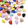 Opaque Acrylic Beads OACR-H058-04-1