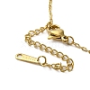 Brass Micro Pave Cubic Zirconia Pendant Necklaces for Women NJEW-E106-06KCG-01-3