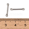 Non-Tarnish 304 Stainless Steel Connector Charms STAS-Q323-06B-P-3