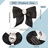 Polyester Bowknot Shoe Decorations FIND-WH0139-226B-2