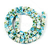Spray Painted Synthetic Turquoise Beads Strands TURQ-T004-13C-2