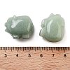 Natural Green Aventurine Carved Figurines DJEW-L023-C02-3