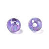 Medium Orchid AB Color Transparent Acrylic Round Beads X-PL732-10-3