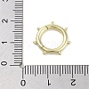 Brass Spring Gate Rings KK-M293-51G-3