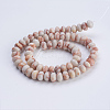 Natural Red Line Jasper Beads Strands G-P354-15-8x5mm-2