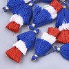 Polycotton(Polyester Cotton) Tassel Pendant Decorations FIND-T018-27-1