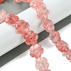 Cherry Quartz Glass Beads Strands G-H023-B10-01-2