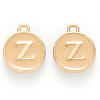 Golden Plated Alloy Enamel Charms ENAM-S118-06Z-1