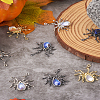 18Pcs 3 Colors Halloween Rack Plating Alloy Pendants FIND-TA0002-05-23