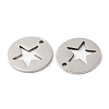 Non-Tarnish 201 Stainless Steel Pendants STAS-A084-08P-2