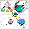 96Pcs 12 Colors  Fibre Perfume Pads DIY-SP0004-47B-02-5