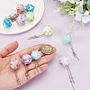 12Pcs 6 Colors Handmade Polymer Clay with Resin CLAY-AR0001-36B-3