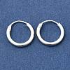 Brass Hoop Earrings EJEW-G474-01S-01-4