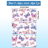 3 Sheets 3 Styles PVC Waterproof Decorative Stickers DIY-WH0404-023-3