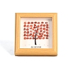 Natural Carnelian Square with Tree Photo Frame Stands PW-WG651A8-02-1