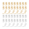 Unicraftale 60Pcs 2 Colors 304 Stainless Steel Clip-on Earring Findings STAS-UN0055-91-1