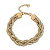 304 Stainless Steel Bracelets for Women BJEW-U012-01G-2