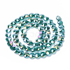 Electroplate Glass Beads EGLA-Q091-10mm-A08-2