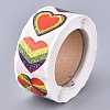 Heart Shaped Stickers Roll DIY-K027-A01-1