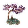 Natural Amethyst & Green Aventurine Tree Display Decoration DJEW-G027-02RG-01-1