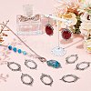 30Pcs Alloy Pendant Cabochon Settings FIND-SC0009-22-4
