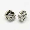 Alloy Rhinestone European Beads X-MPDL-R036-04H-1