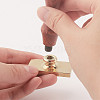 Wax Seal Brass Stamp Head AJEW-WH0215-035-4