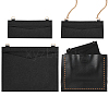 WADORN 2Pcs 2 Styles Wool Felt Bag Organizer Inserts FIND-WR0007-26F-1