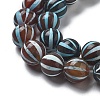 Natural Tibetan Agate Striped Beads Strands G-NH0037-B01-01-3