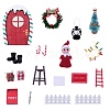 Wooden Doll House Ornament Sets MIMO-PW0003-137-1