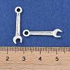 Tibetan Style Zinc Alloy Wrench Pendants TIBEP-R334-161AS-RS-3