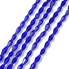 Opaque Glass Beads Strands GLAA-P001-03A-07-1