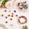 50Pcs Handmade Polymer Clay European Beads CLAY-PA0001-11-3