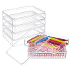 Transparent Plastic Display Case for Minifigures ODIS-WH0043-152B-1