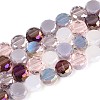 Electroplate Glass Beads Strands EGLA-N022-03A-A02-1