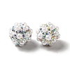 Polymer Clay Rhinestone Beads RGLA-D050-01C-3