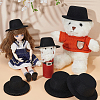 10Pcs 2 Style EVA Fabric Pillbox Stewardess Fascinator Hat Base for Millinery DIY-AR0004-81-4