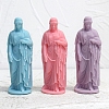 3D Buddhist Woman DIY Food Grade Silicone Statue Candle Molds PW-WG89310-01-3