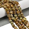 Natural Yellow Opal Beads Strands G-P497-01E-34C-2