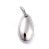 304 Stainless Steel Pendants STAS-I190-24B-P-2