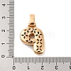 Brass Micro Pave Cubic Zirconia Pendants KK-C076-29P-G02-3