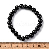 Natural Rainbow Obsidian Stretch Bracelets BJEW-F315-8mm-5