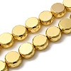 Electroplate Glass Beads Strands EGLA-F166-04C-G-1