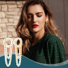 1Pair 925 Sterling Silver Hoop Earrings EJEW-UN0002-85G-5
